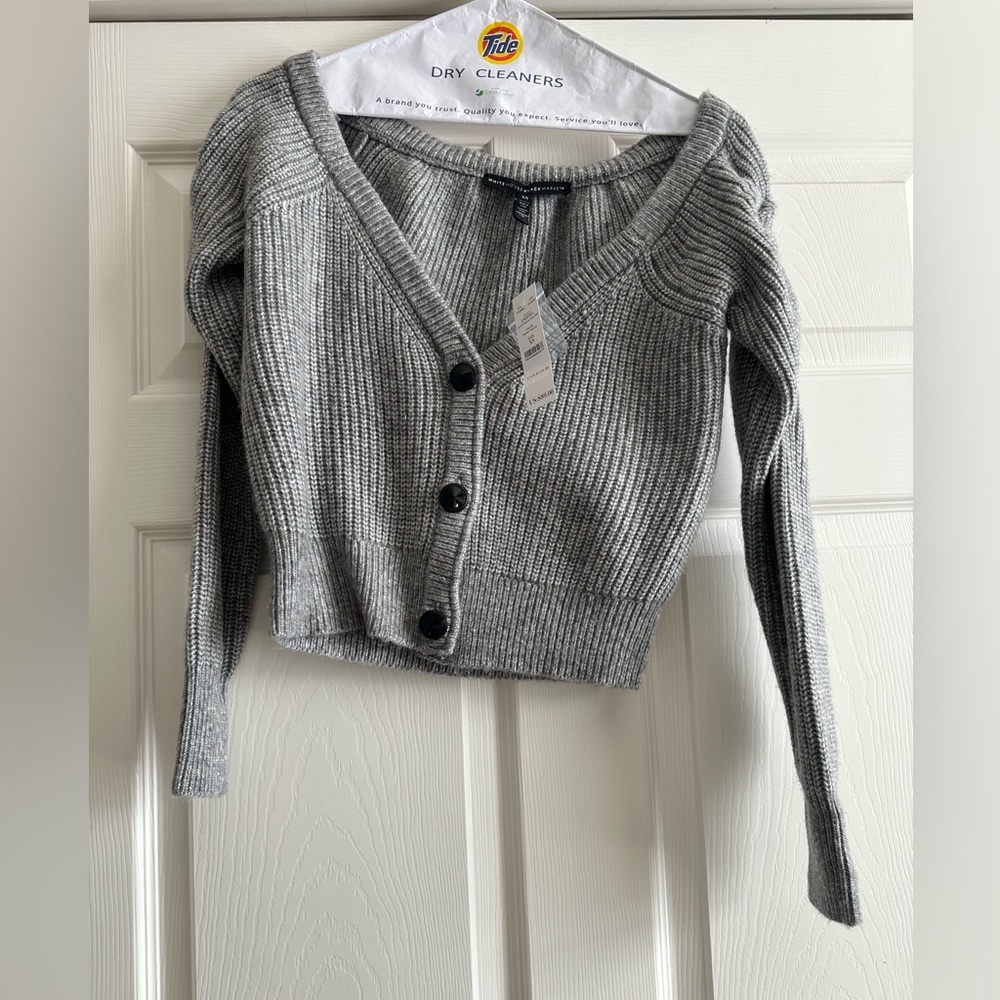Brand New Gray White&Black Sweater